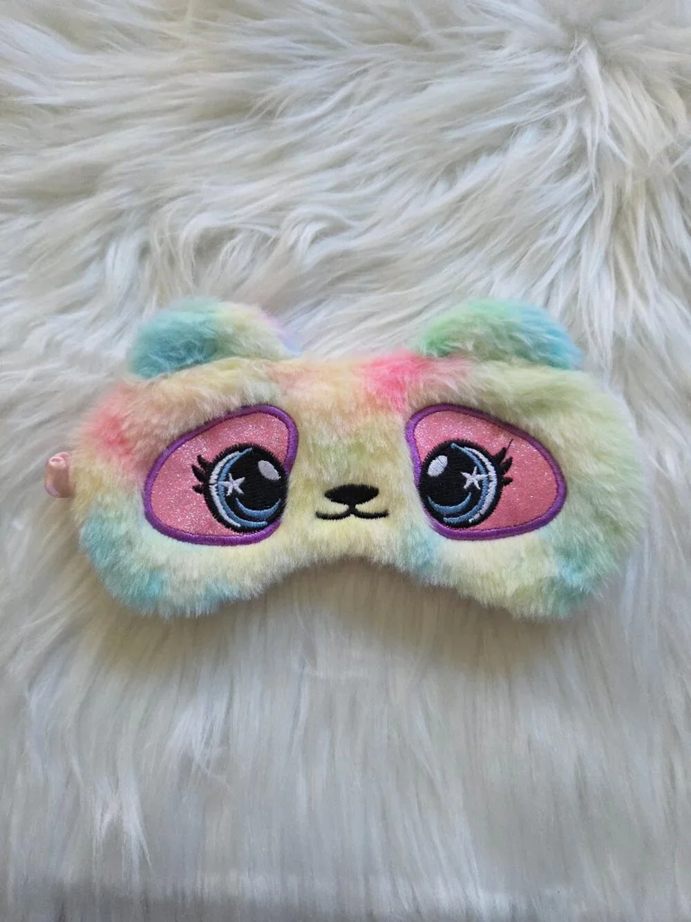 Rainbow Panda Sleep Mask